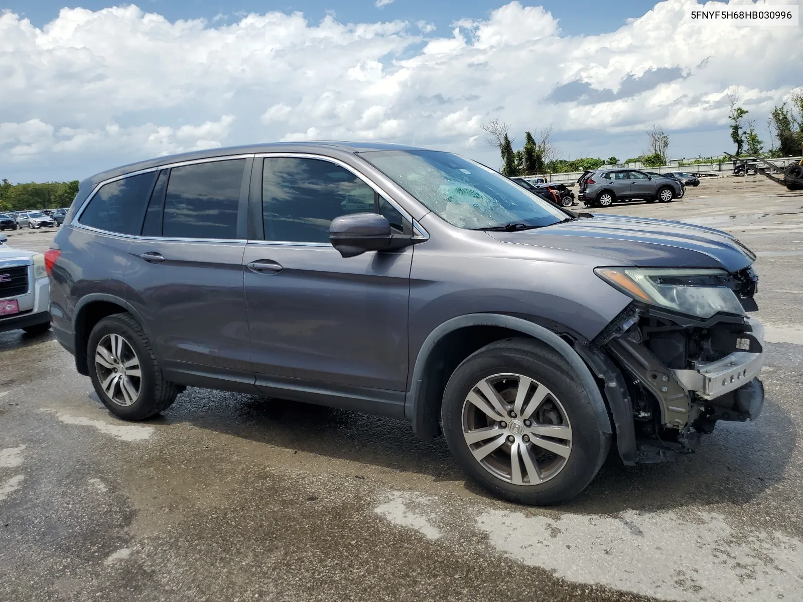 2017 Honda Pilot Exl VIN: 5FNYF5H68HB030996 Lot: 67112414