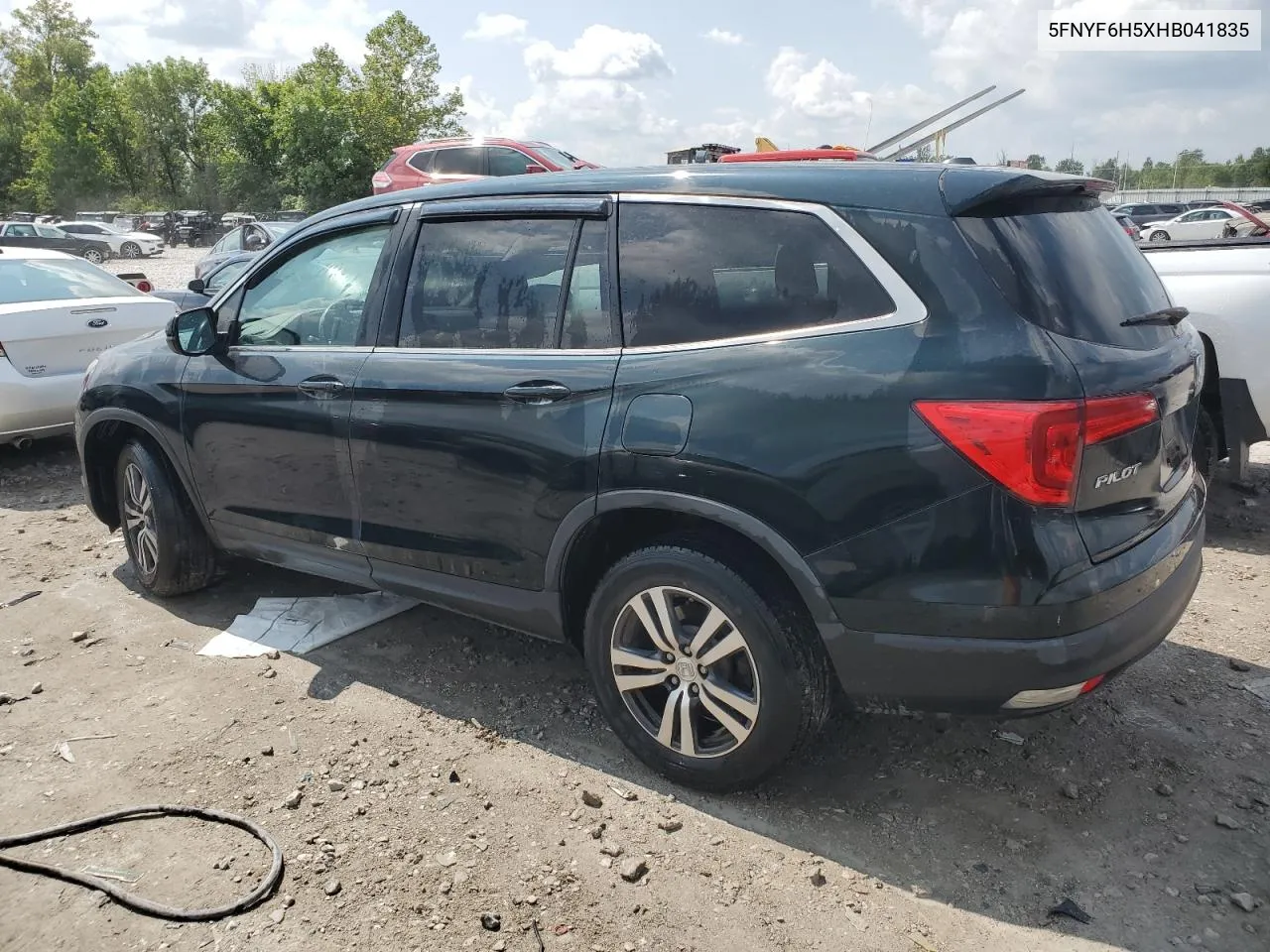 5FNYF6H5XHB041835 2017 Honda Pilot Exl