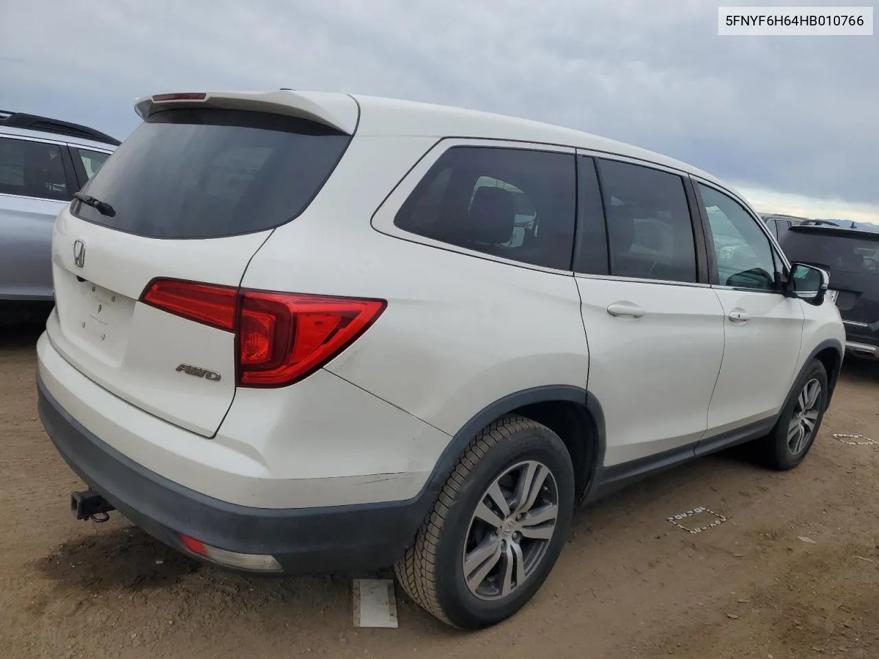 2017 Honda Pilot Exl VIN: 5FNYF6H64HB010766 Lot: 68162584