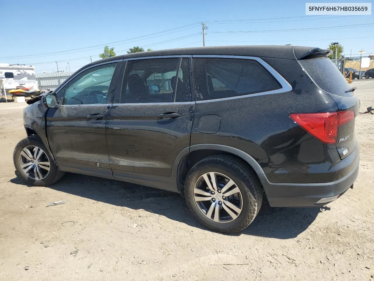 2017 Honda Pilot Exl VIN: 5FNYF6H67HB035659 Lot: 69113174