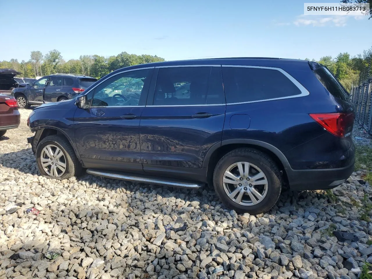 2017 Honda Pilot Lx VIN: 5FNYF6H11HB083713 Lot: 69366844