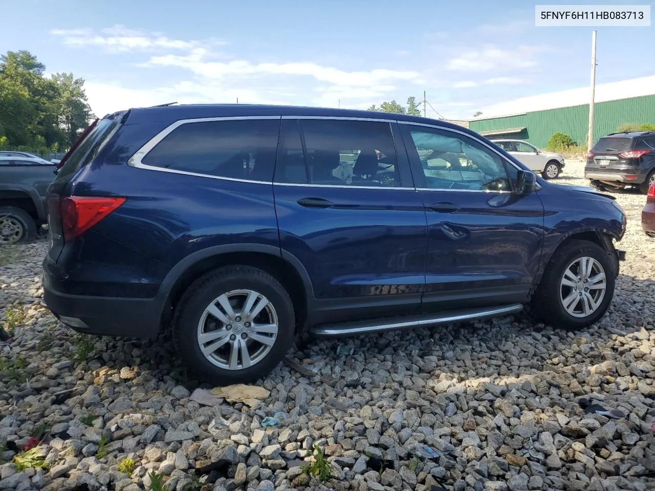 2017 Honda Pilot Lx VIN: 5FNYF6H11HB083713 Lot: 69366844