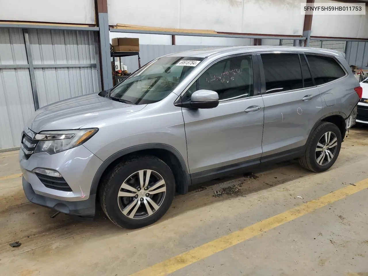 5FNYF5H59HB011753 2017 Honda Pilot Exl