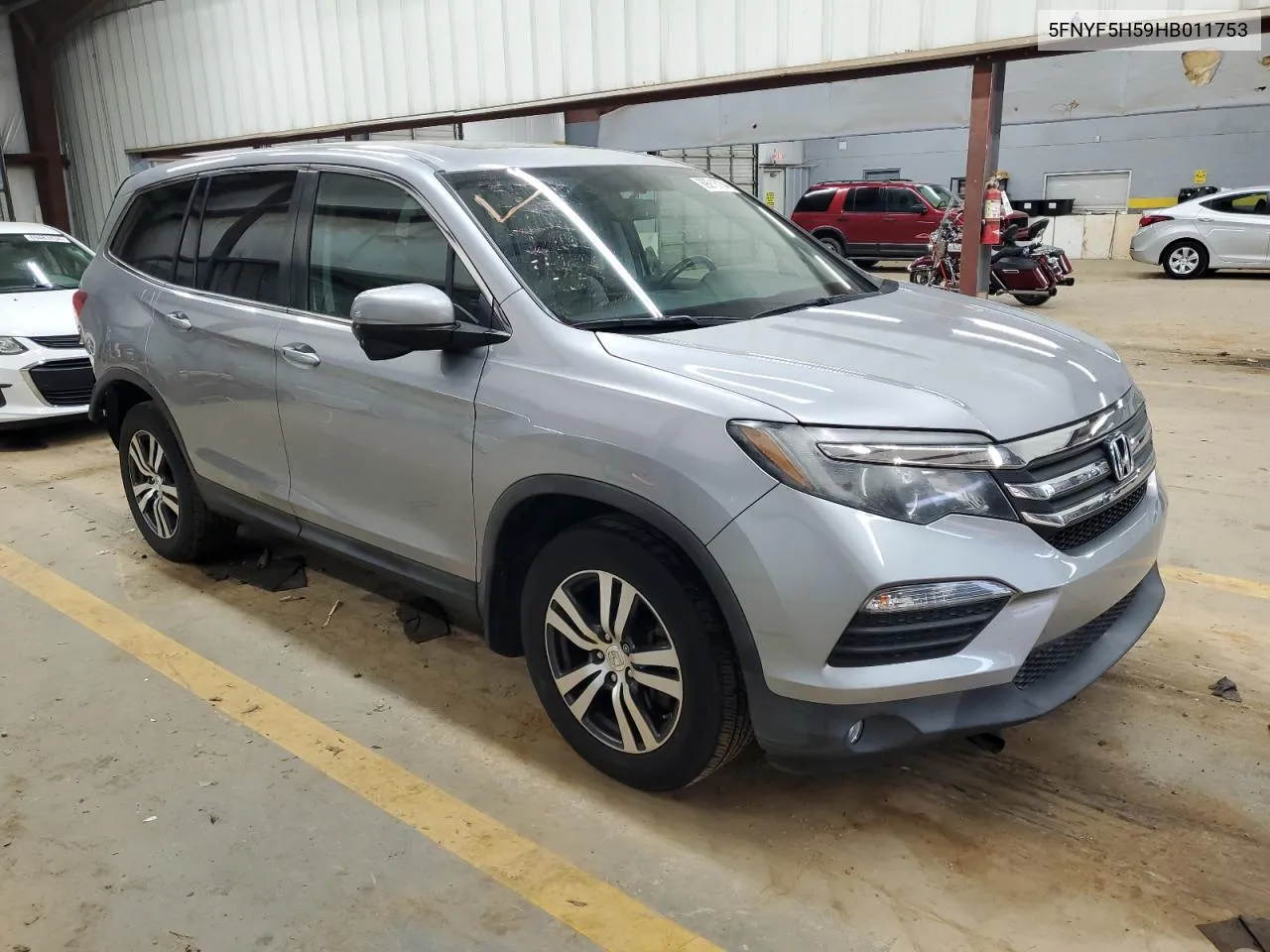 2017 Honda Pilot Exl VIN: 5FNYF5H59HB011753 Lot: 69918784