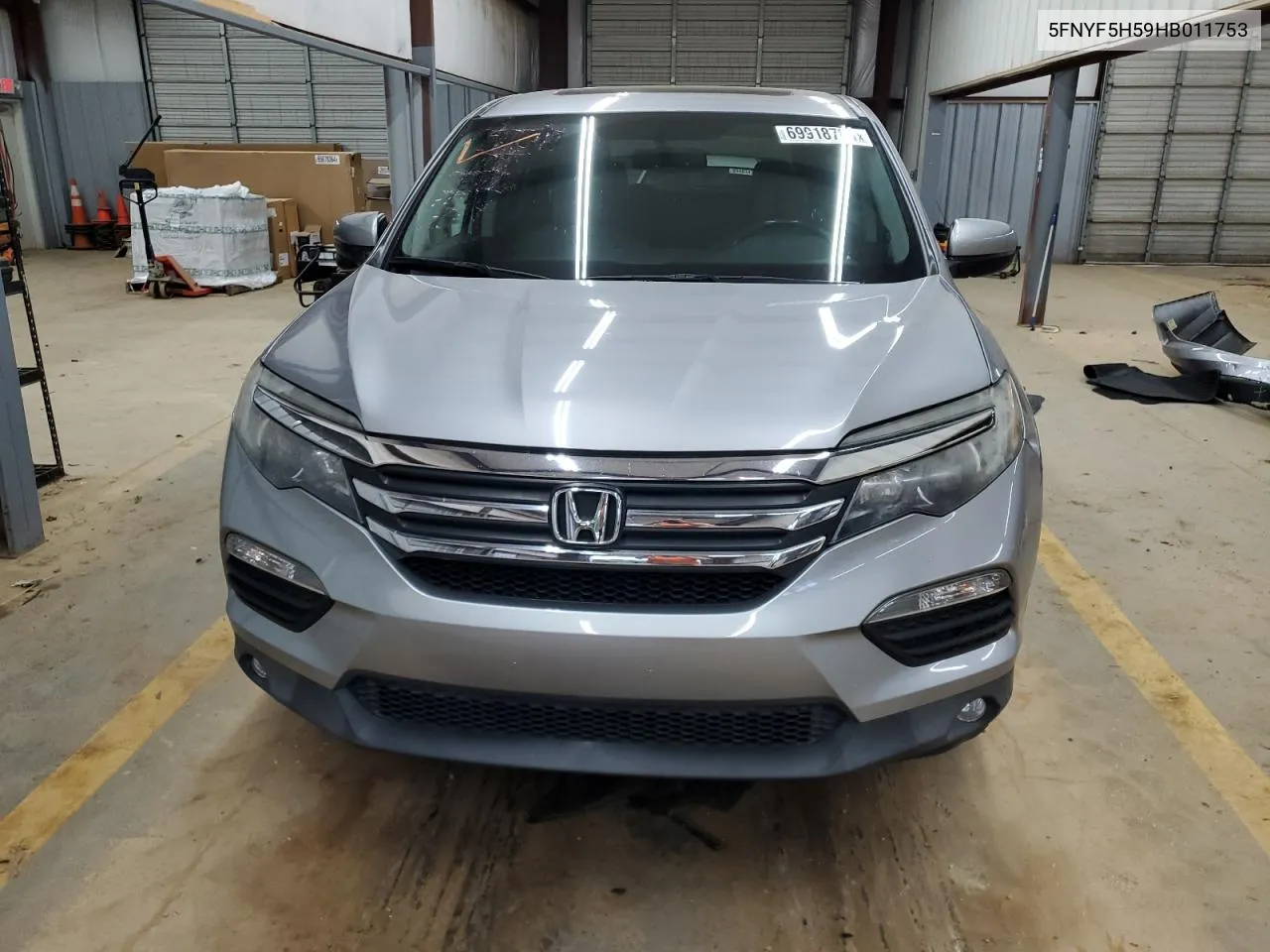 2017 Honda Pilot Exl VIN: 5FNYF5H59HB011753 Lot: 69918784