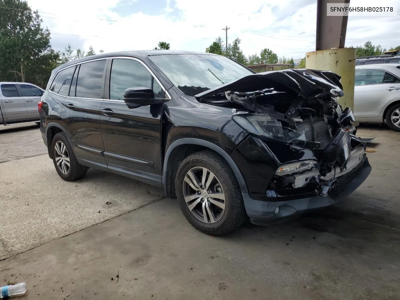 2017 Honda Pilot Exl VIN: 5FNYF6H58HB025178 Lot: 69996824