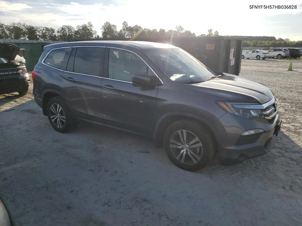 2017 Honda Pilot Exl VIN: 5FNYF5H57HB036828 Lot: 70171454