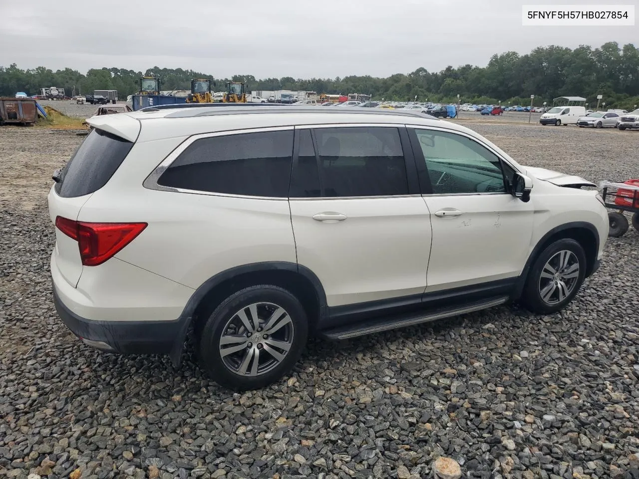 2017 Honda Pilot Exl VIN: 5FNYF5H57HB027854 Lot: 70392134