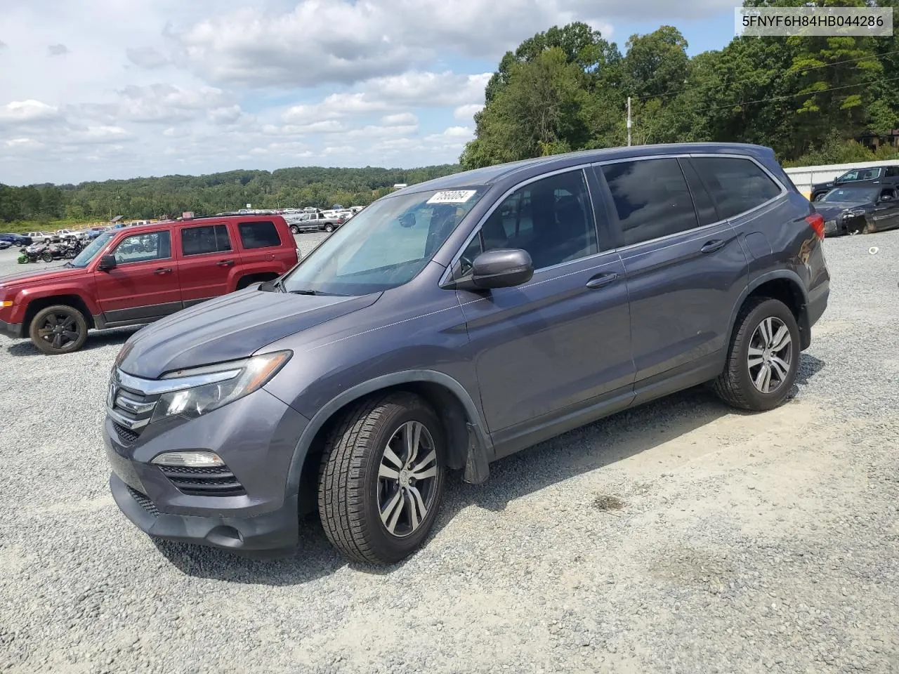 2017 Honda Pilot Exl VIN: 5FNYF6H84HB044286 Lot: 70560064