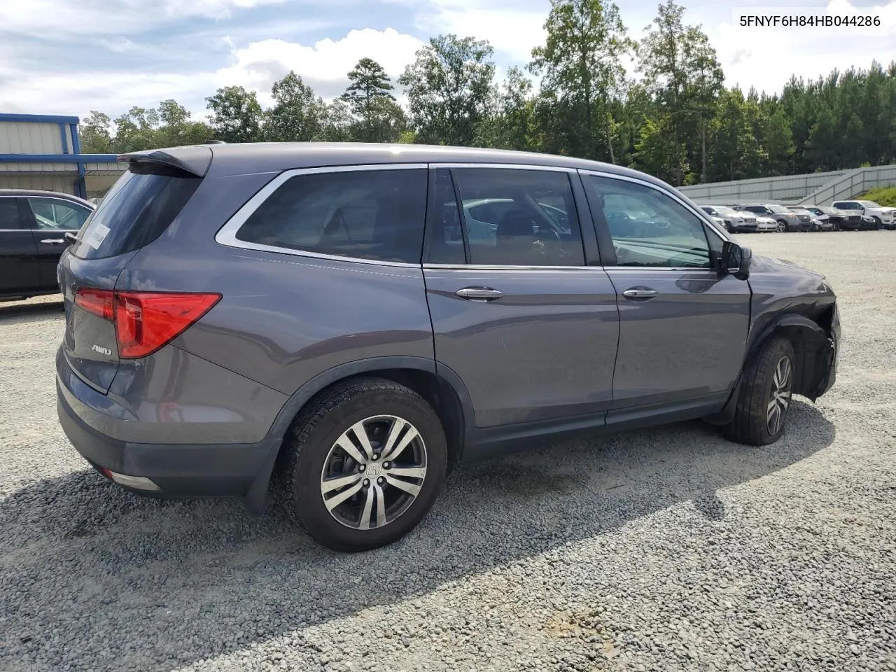 2017 Honda Pilot Exl VIN: 5FNYF6H84HB044286 Lot: 70560064