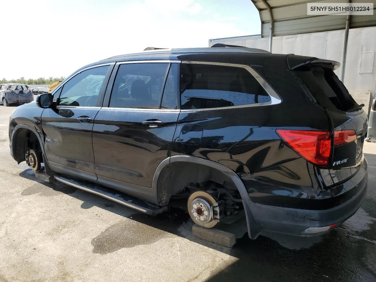 2017 Honda Pilot Exl VIN: 5FNYF5H51HB012234 Lot: 70692074