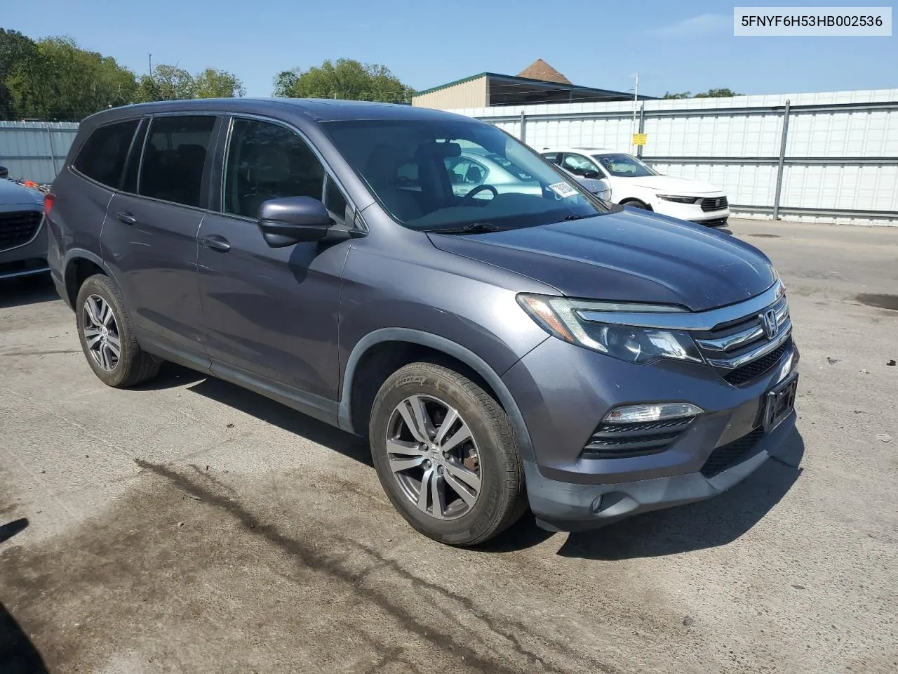 2017 Honda Pilot Exl VIN: 5FNYF6H53HB002536 Lot: 70915834