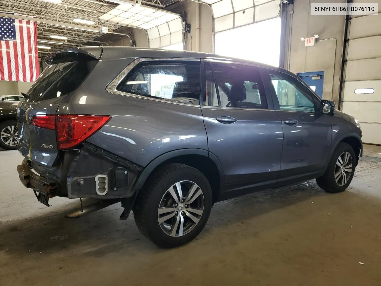 5FNYF6H86HB076110 2017 Honda Pilot Exl