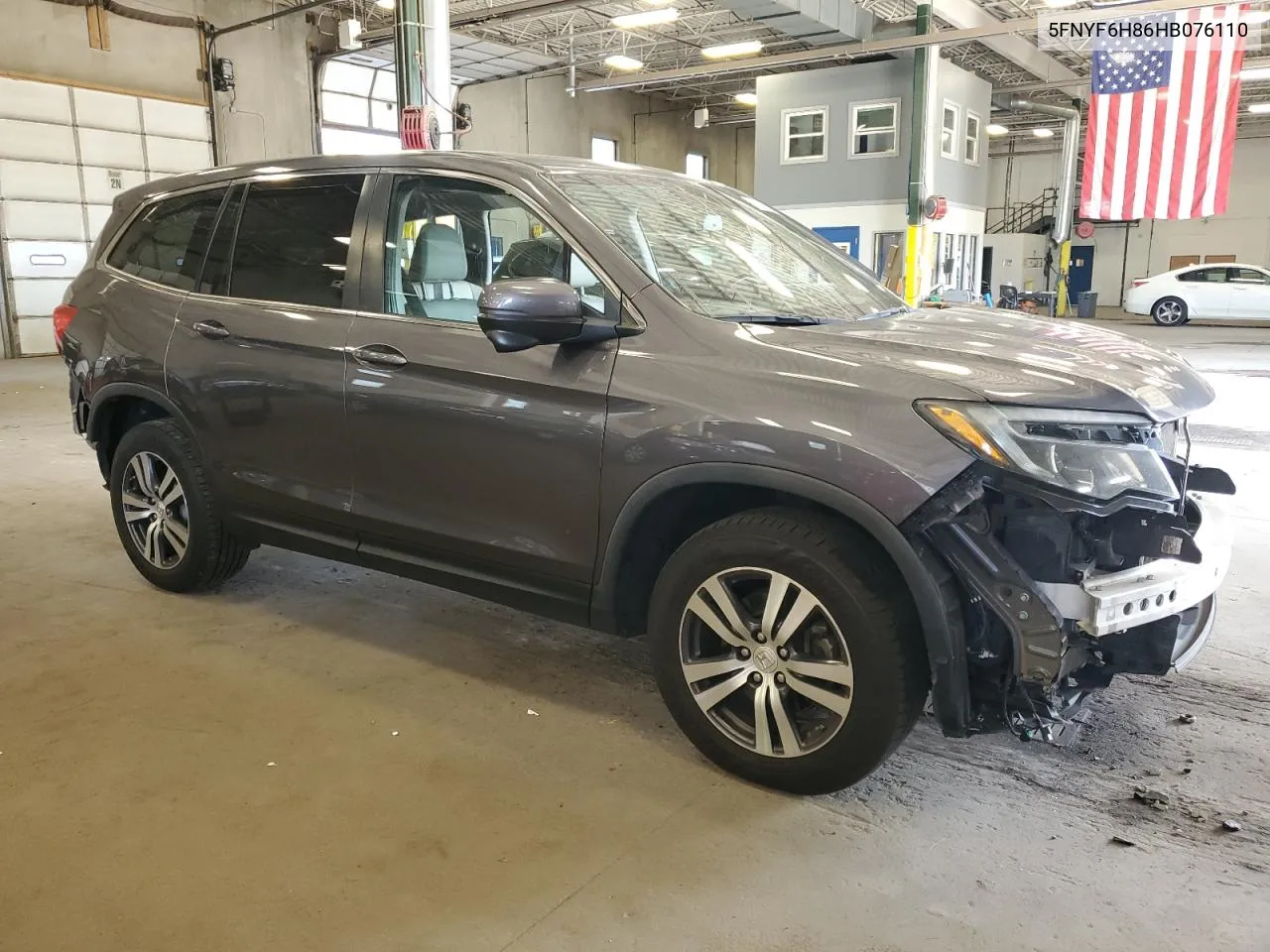 2017 Honda Pilot Exl VIN: 5FNYF6H86HB076110 Lot: 71220534