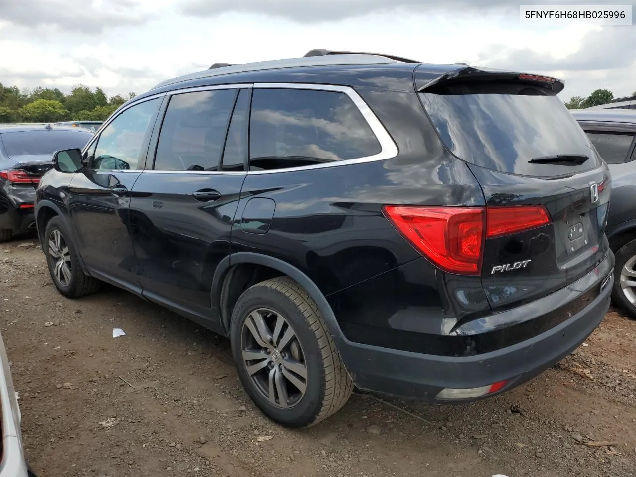 2017 Honda Pilot Exl VIN: 5FNYF6H68HB025996 Lot: 71229374