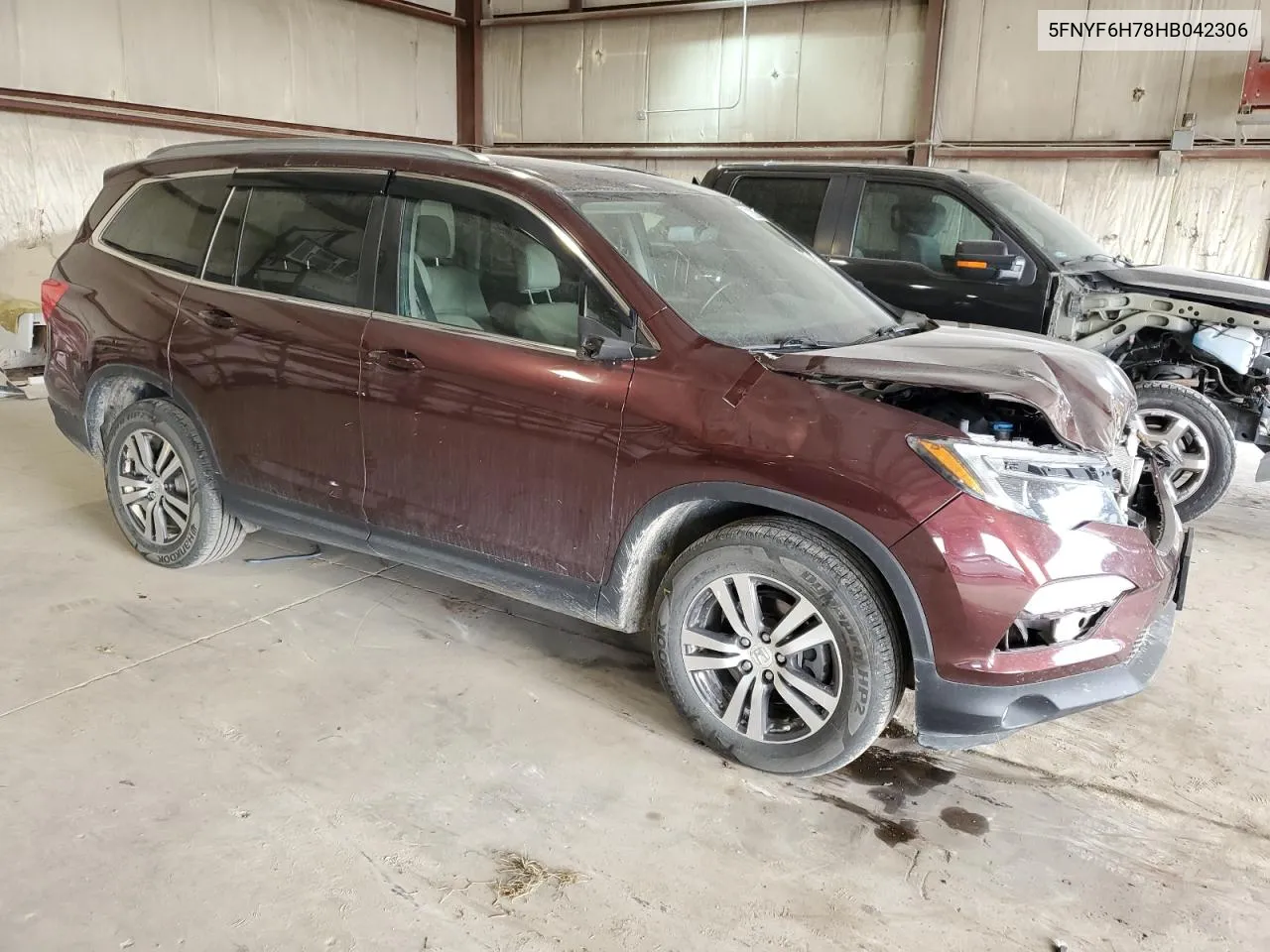 2017 Honda Pilot Exln VIN: 5FNYF6H78HB042306 Lot: 71232274