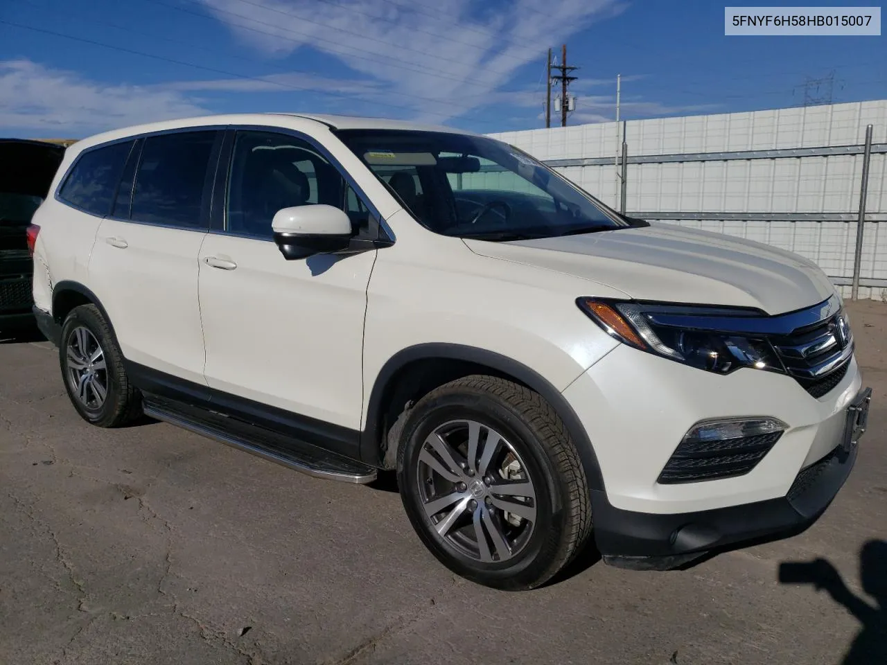 5FNYF6H58HB015007 2017 Honda Pilot Exl