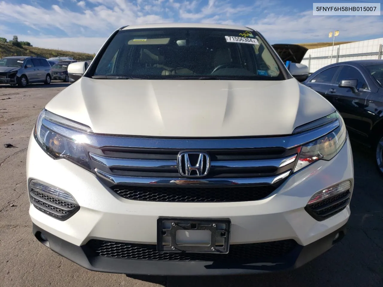 5FNYF6H58HB015007 2017 Honda Pilot Exl