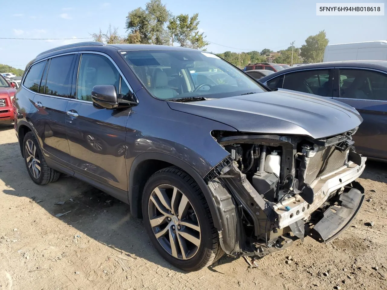 2017 Honda Pilot Touring VIN: 5FNYF6H94HB018618 Lot: 71723944