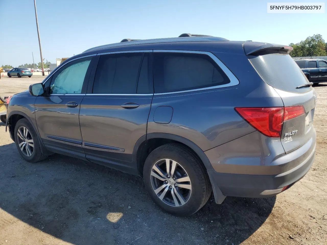 2017 Honda Pilot Exln VIN: 5FNYF5H79HB003797 Lot: 72524274