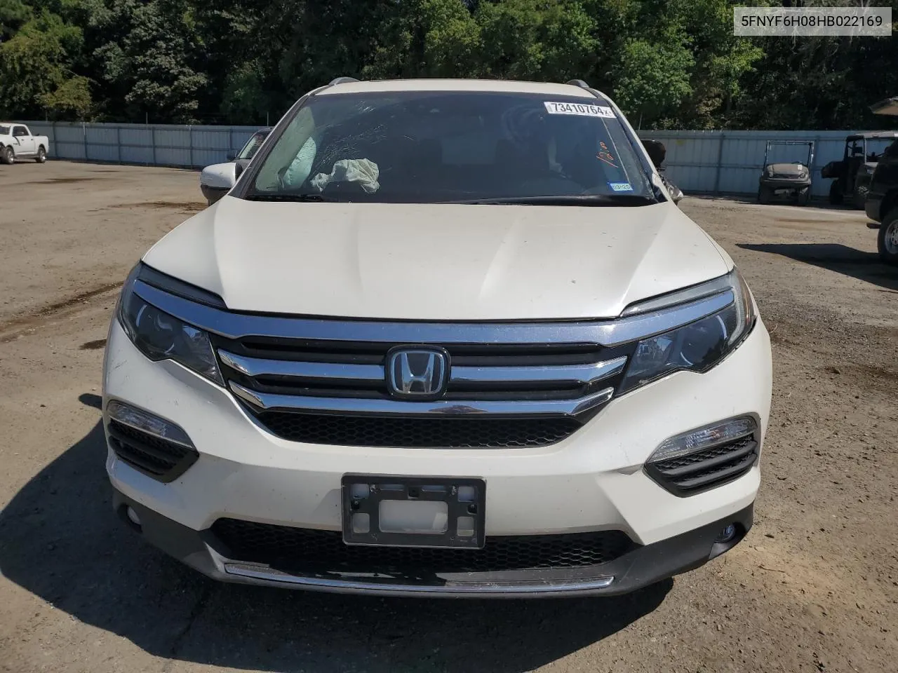 2017 Honda Pilot Elite VIN: 5FNYF6H08HB022169 Lot: 73410764