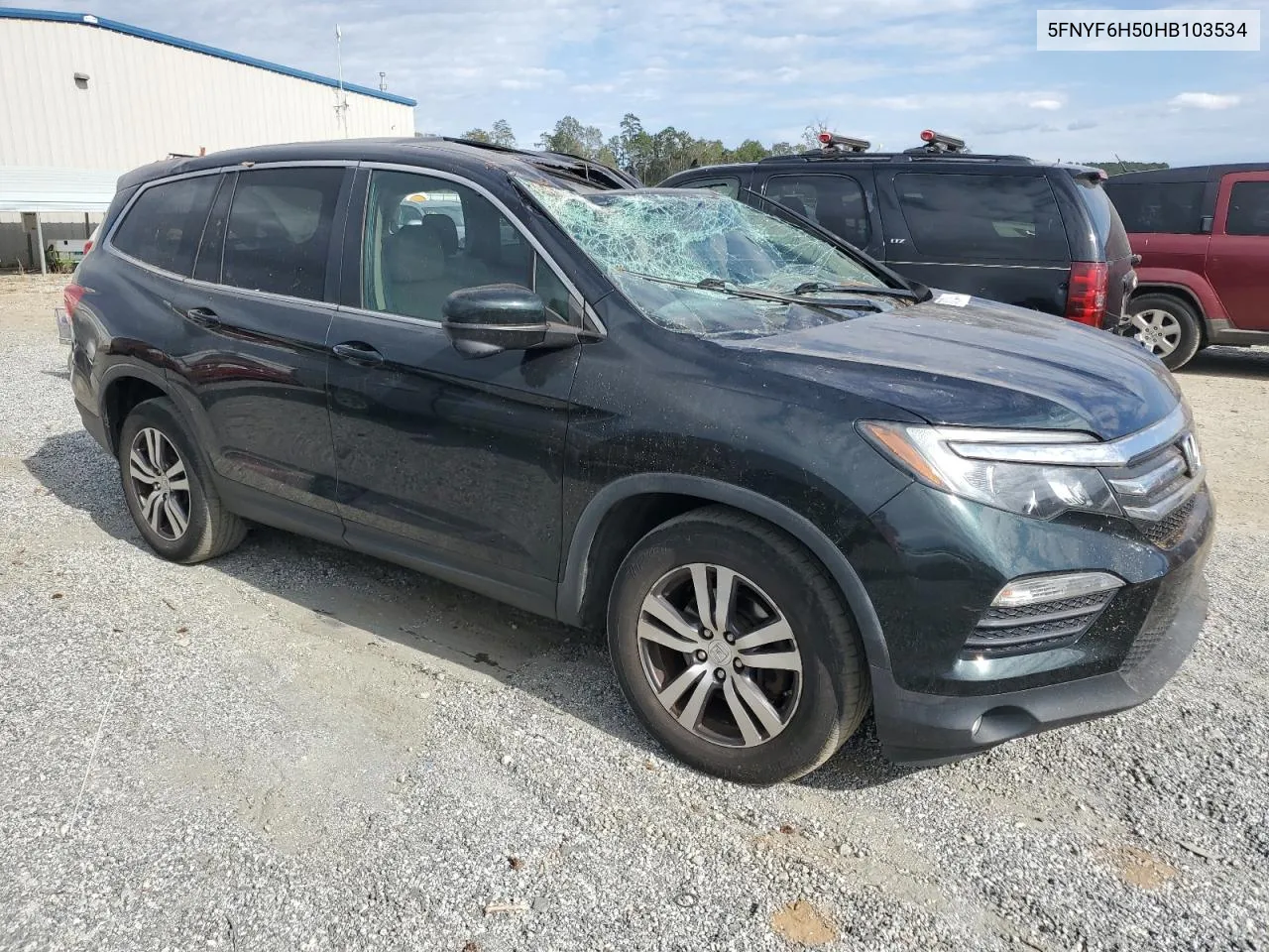 2017 Honda Pilot Exl VIN: 5FNYF6H50HB103534 Lot: 76132034