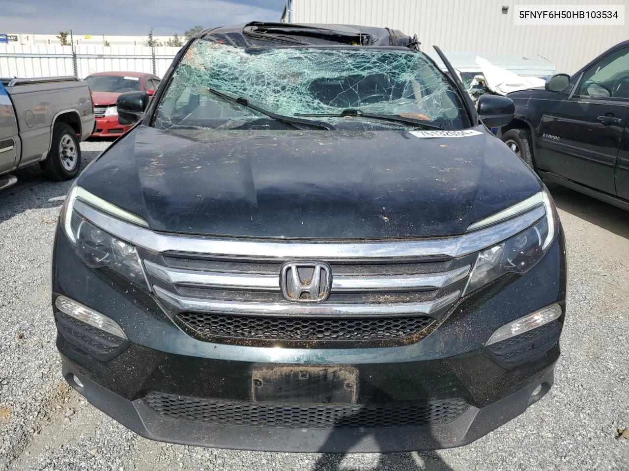 2017 Honda Pilot Exl VIN: 5FNYF6H50HB103534 Lot: 76132034