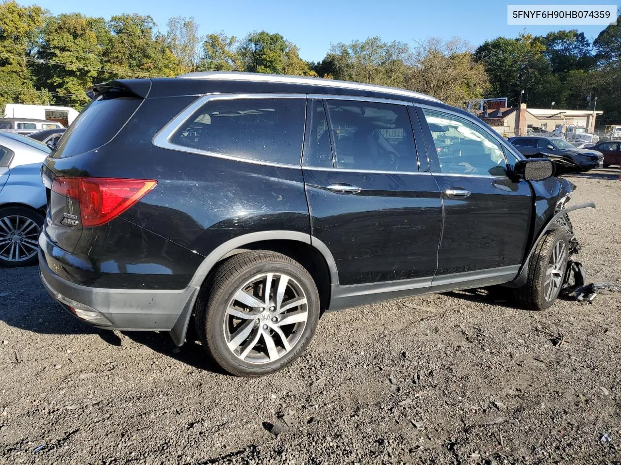 5FNYF6H90HB074359 2017 Honda Pilot Touring