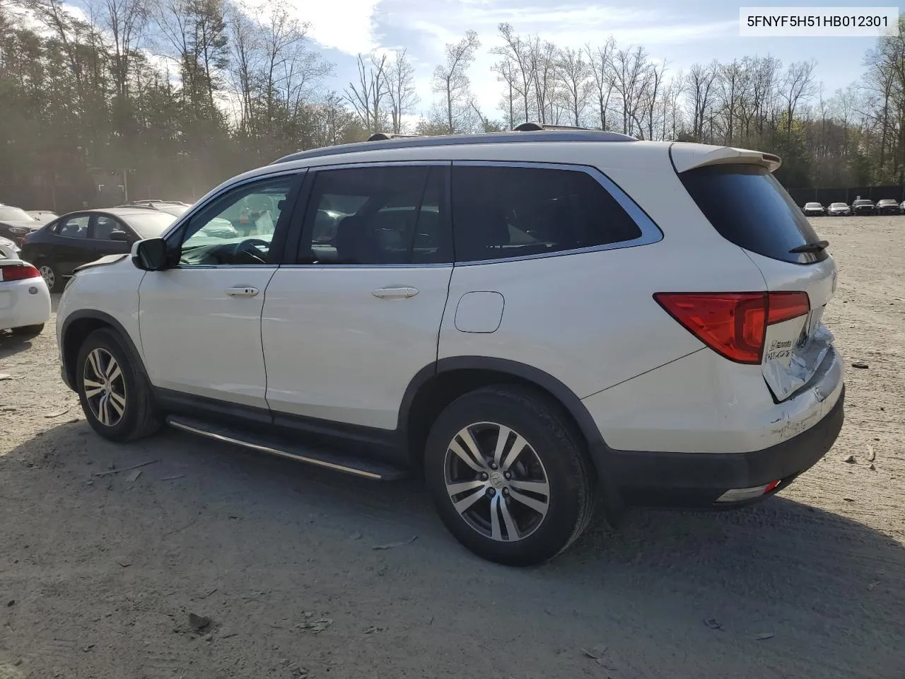 2017 Honda Pilot Exl VIN: 5FNYF5H51HB012301 Lot: 76598884