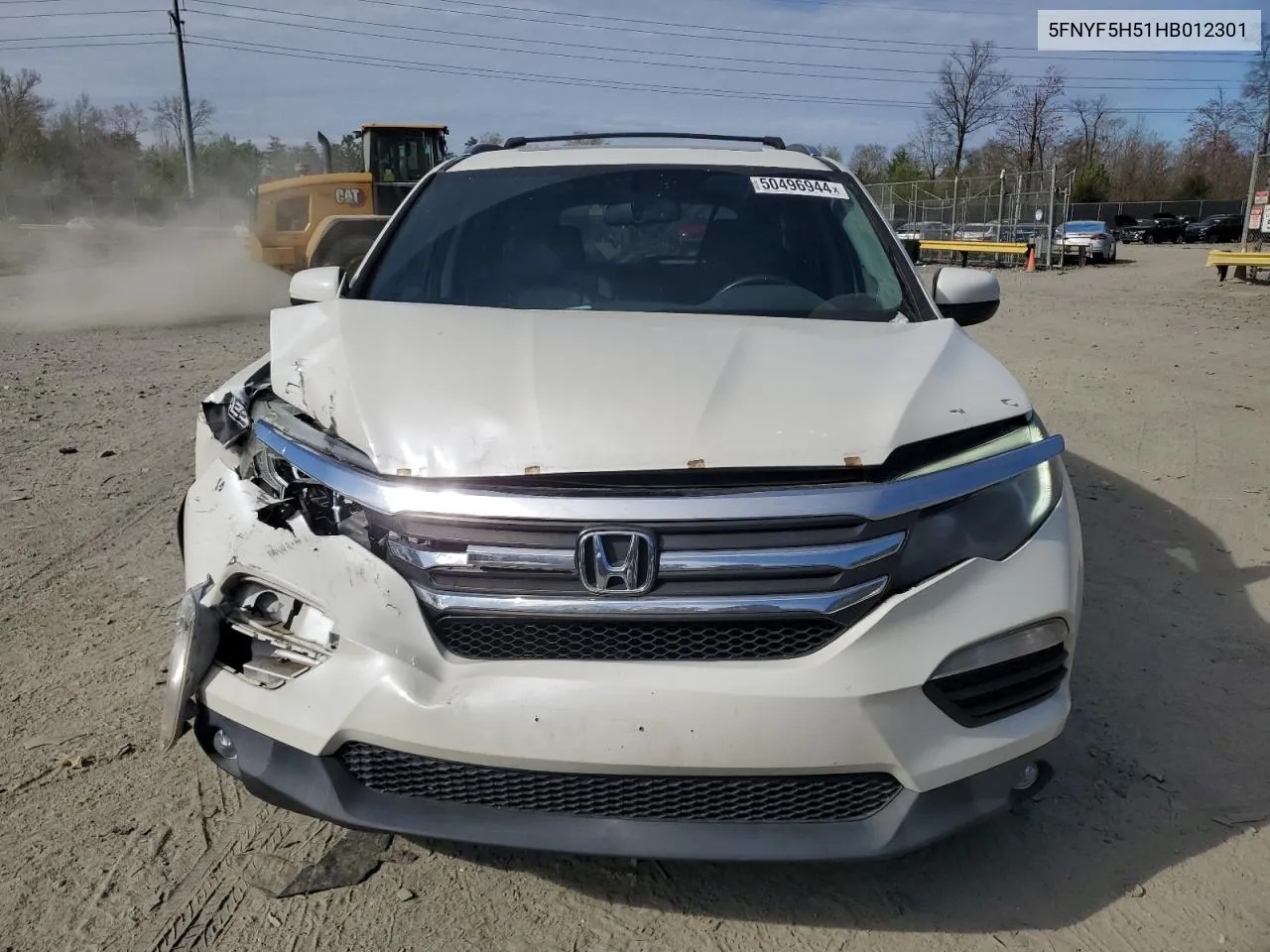 2017 Honda Pilot Exl VIN: 5FNYF5H51HB012301 Lot: 76598884