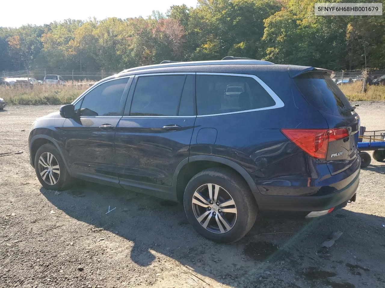 2017 Honda Pilot Exl VIN: 5FNYF6H68HB001679 Lot: 76690684