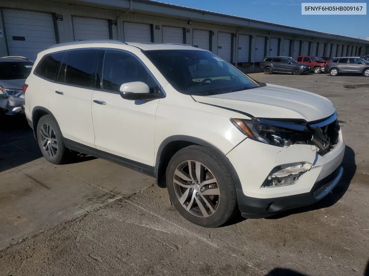 2017 Honda Pilot Elite VIN: 5FNYF6H05HB009167 Lot: 77129094