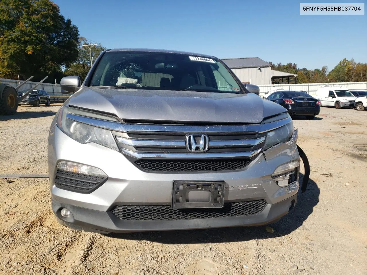 5FNYF5H55HB037704 2017 Honda Pilot Exl