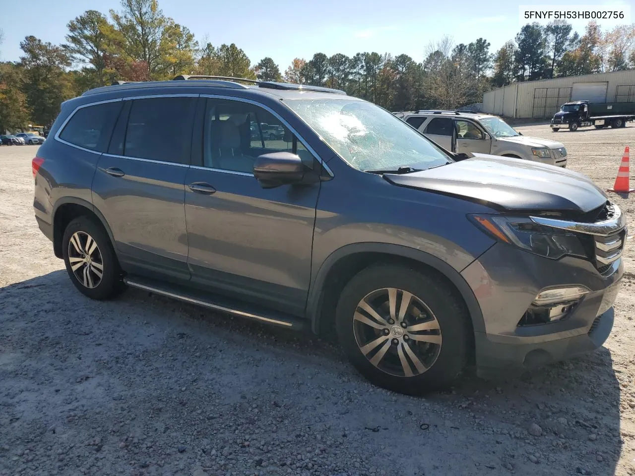 2017 Honda Pilot Exl VIN: 5FNYF5H53HB002756 Lot: 77326704