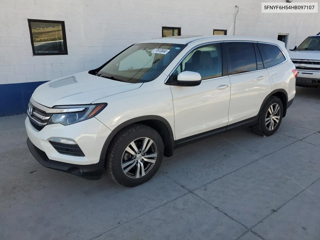 2017 Honda Pilot Exl VIN: 5FNYF6H54HB097107 Lot: 77613844