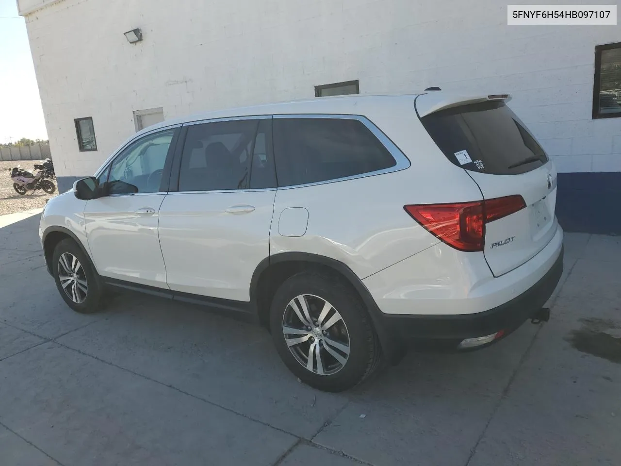 5FNYF6H54HB097107 2017 Honda Pilot Exl