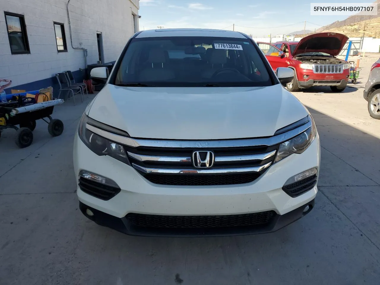 5FNYF6H54HB097107 2017 Honda Pilot Exl