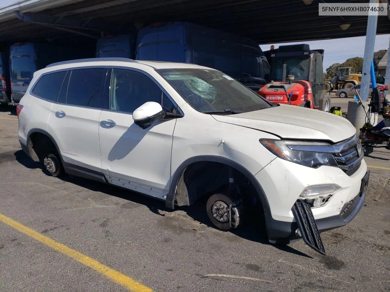 2017 Honda Pilot Touring VIN: 5FNYF6H9XHB074630 Lot: 78755114