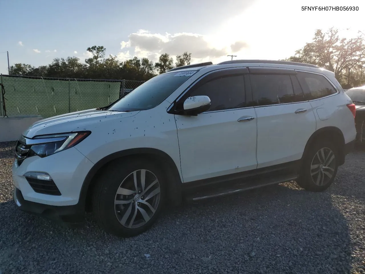 2017 Honda Pilot Elite VIN: 5FNYF6H07HB056930 Lot: 78989684