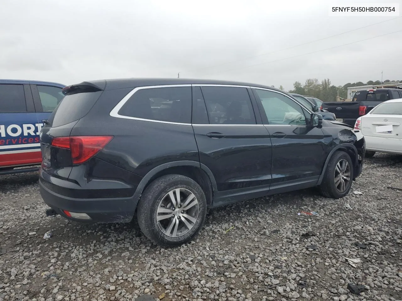 2017 Honda Pilot Exl VIN: 5FNYF5H50HB000754 Lot: 79687394