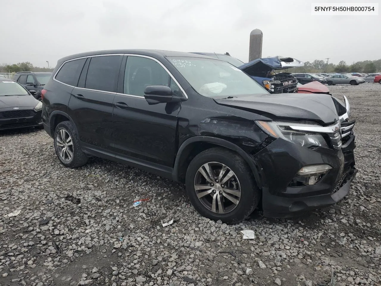 2017 Honda Pilot Exl VIN: 5FNYF5H50HB000754 Lot: 79687394