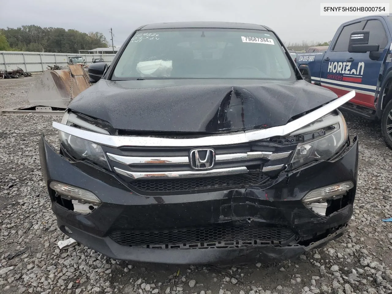 2017 Honda Pilot Exl VIN: 5FNYF5H50HB000754 Lot: 79687394