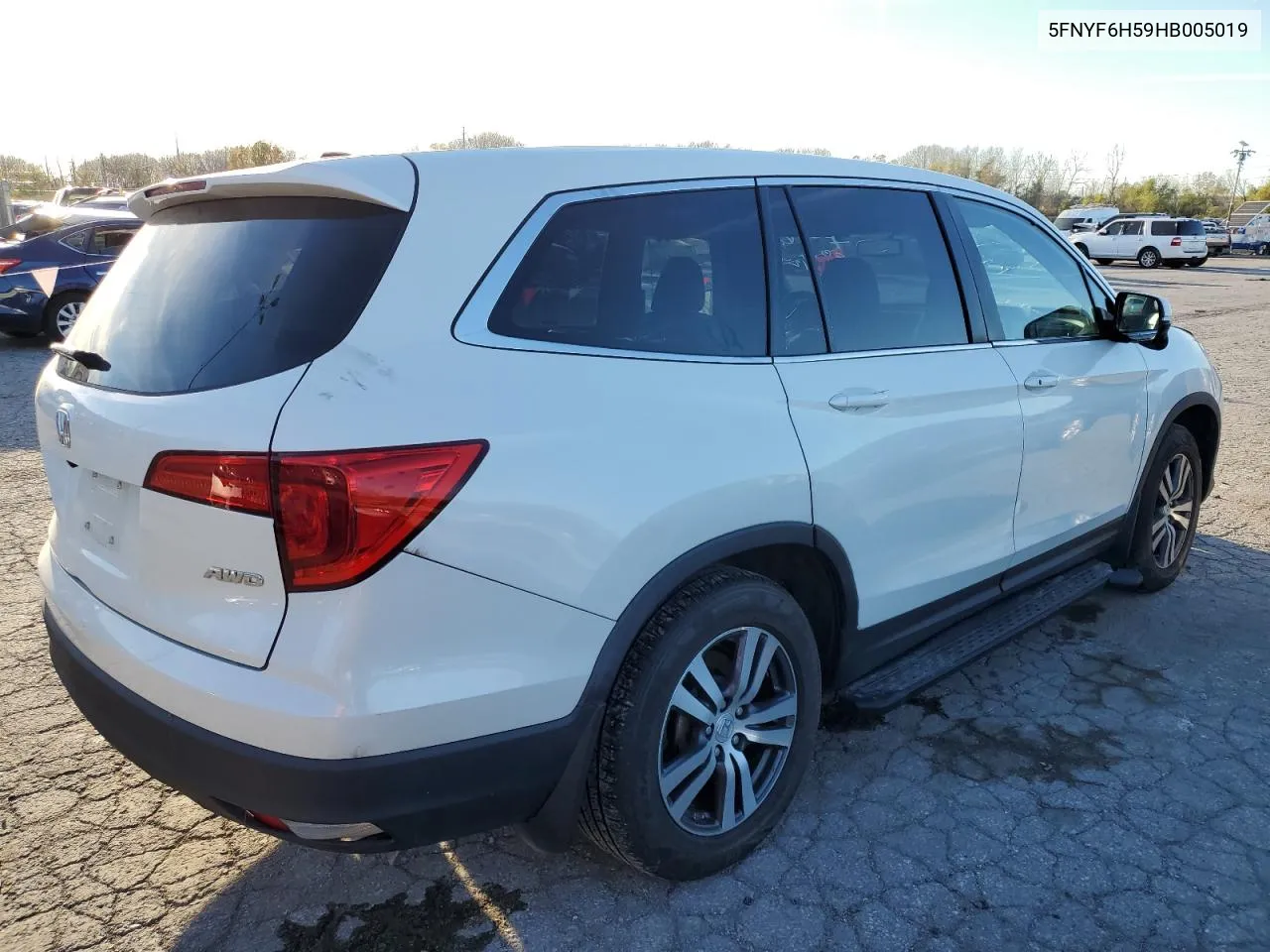 2017 Honda Pilot Exl VIN: 5FNYF6H59HB005019 Lot: 79723884