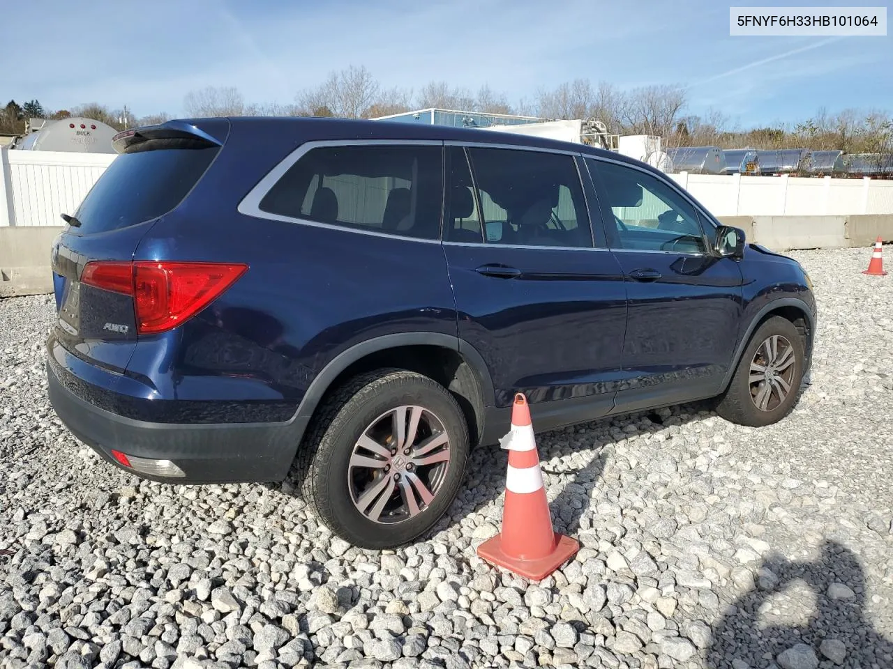 2017 Honda Pilot Ex VIN: 5FNYF6H33HB101064 Lot: 80248514