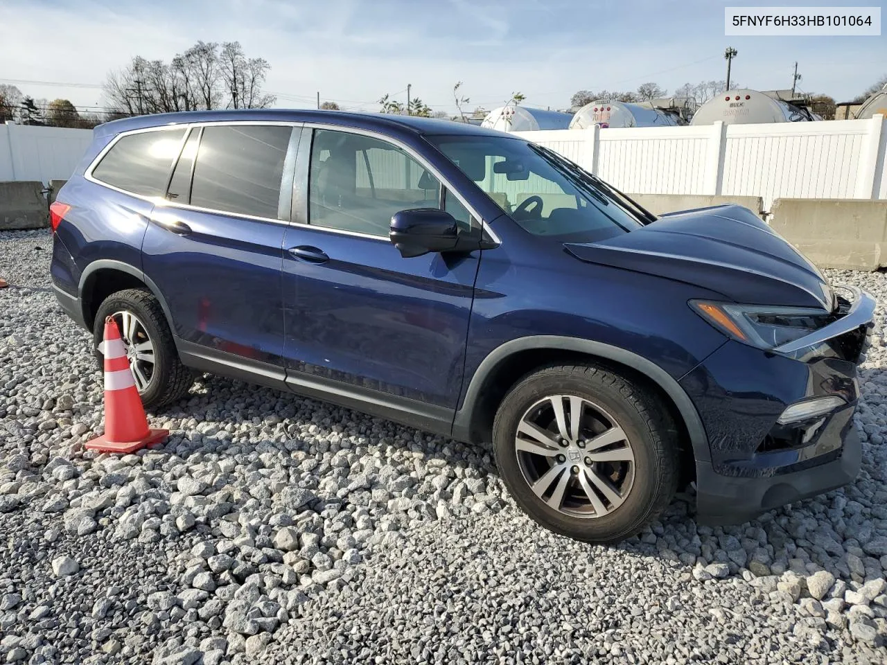 2017 Honda Pilot Ex VIN: 5FNYF6H33HB101064 Lot: 80248514