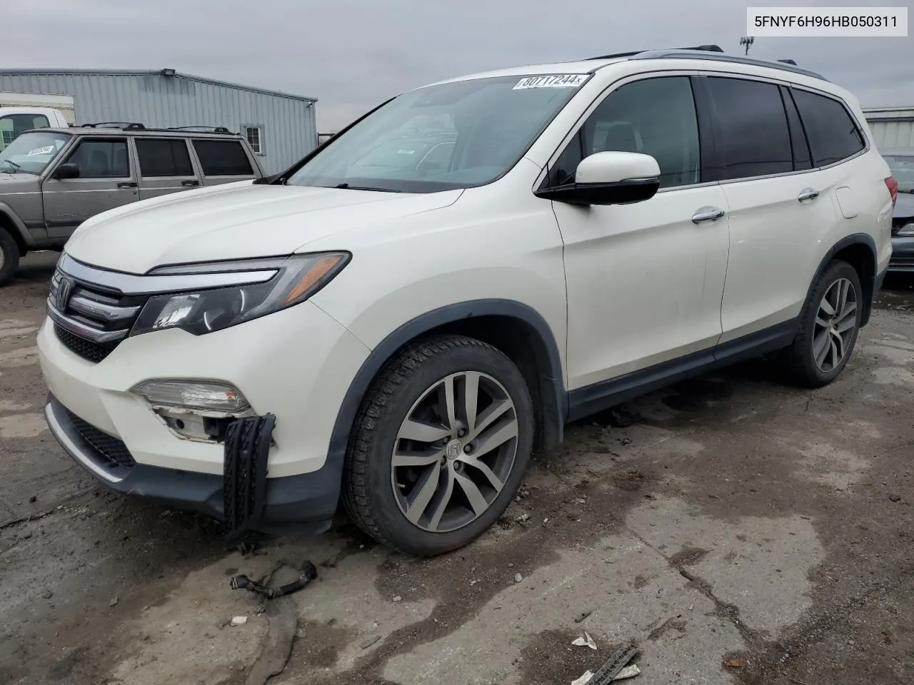 2017 Honda Pilot Touring VIN: 5FNYF6H96HB050311 Lot: 80717244