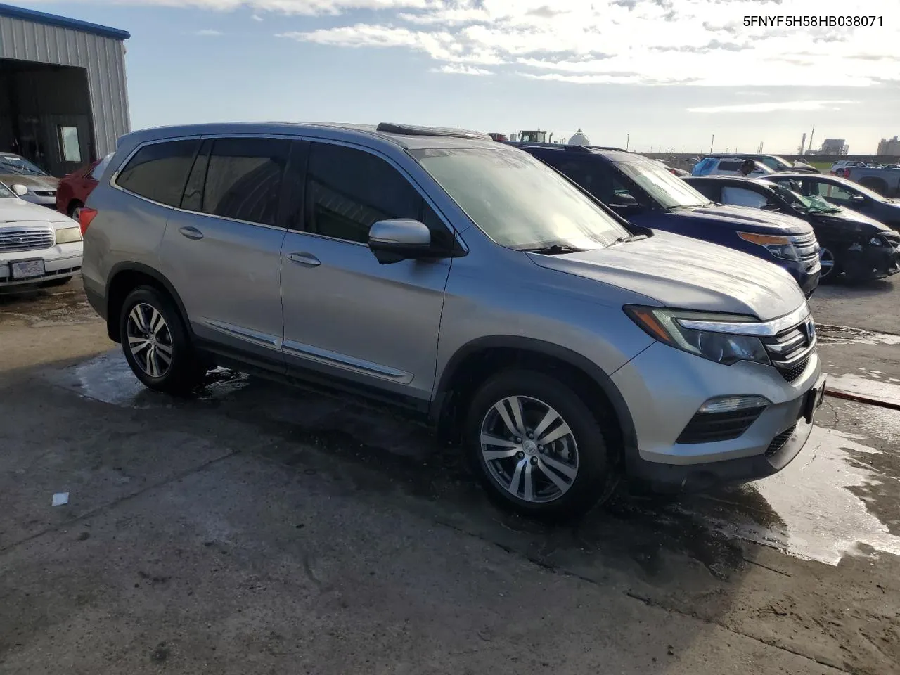 2017 Honda Pilot Exl VIN: 5FNYF5H58HB038071 Lot: 80839864