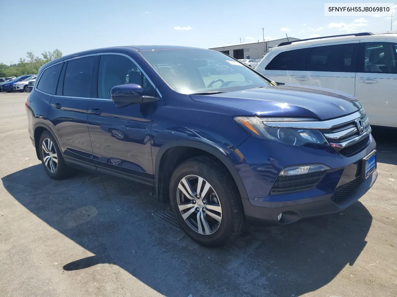 2018 Honda Pilot Exl VIN: 5FNYF6H55JB069810 Lot: 52675744