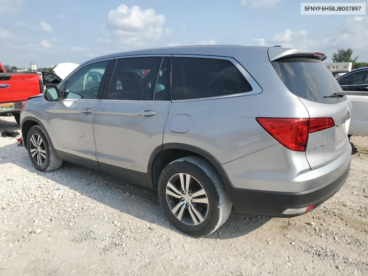 5FNYF6H58JB007897 2018 Honda Pilot Exl