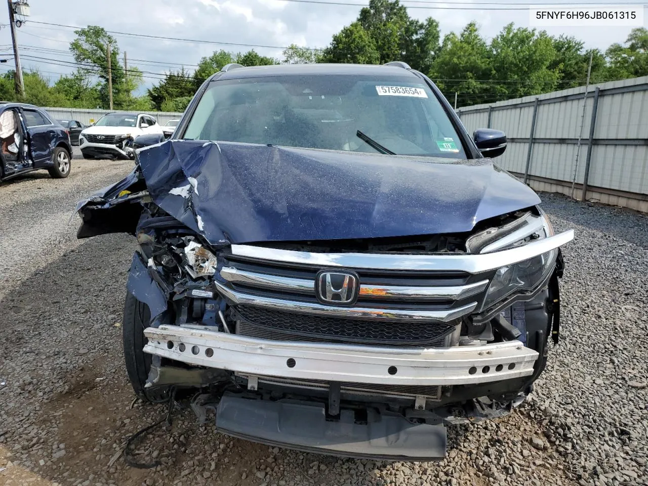 5FNYF6H96JB061315 2018 Honda Pilot Touring